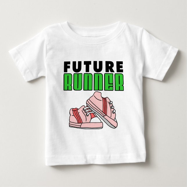Future Runner Girl Baby T-shirt (Vorderseite)