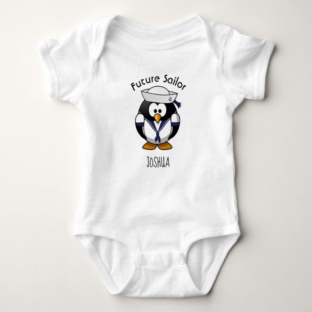Future Sailor Baby Strampler (Vorderseite)