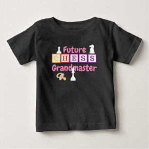 Future Schach Großmeister Niedlich Baby T-shirt