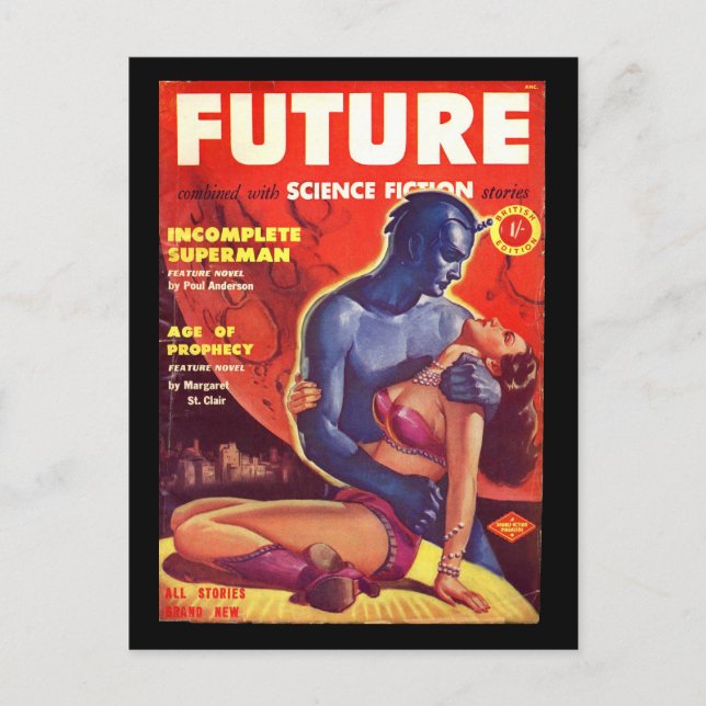 Future Science Fiction 02 (UK)_Pulp Art Postkarte (Vorderseite)