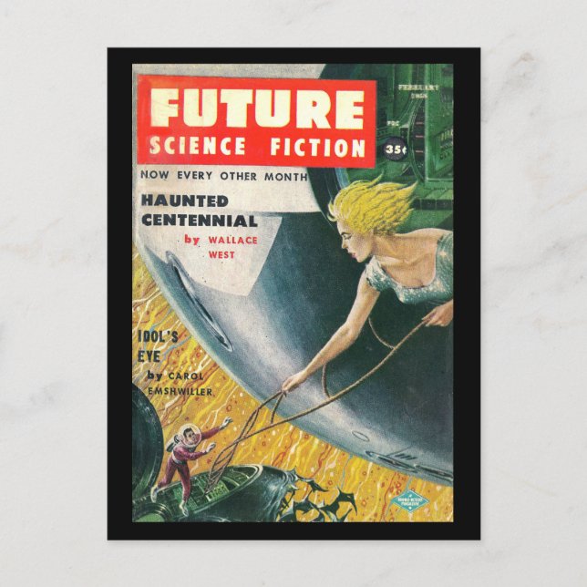 Future Science Fiction 35 [1958-02.Columbia]_Pulp Postkarte (Vorderseite)