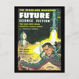 Future Science Fiction 40 [1958-12.Columbia]_Pulp Postkarte