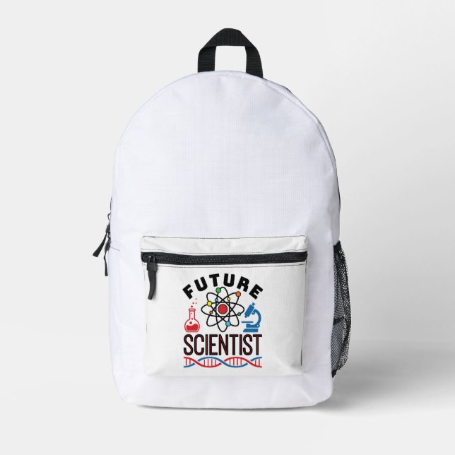 Future Scientiscience Lover STEM Bedruckter Rucksack (Vorderseite)