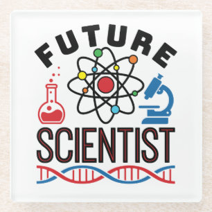 Future Scientiscience Lover STEM Glasuntersetzer
