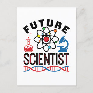 Future Scientiscience Lover STEM Postkarte