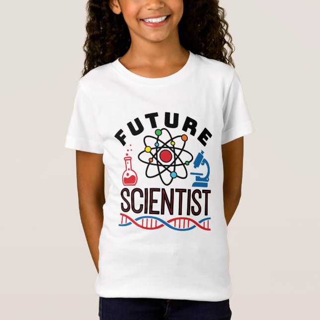 Future Scientiscience Lover STEM T-Shirt (Vorderseite)