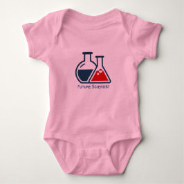 Future Scientist Beakers Design Baby Clothing Baby Strampler