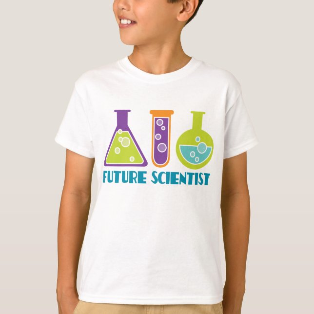 Future Scientist Niedlich Kids Labrador Tee Shirt (Vorderseite)