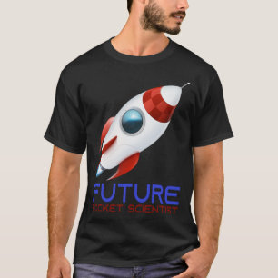 Future Scientist Science Rocket Ship Kids Astrona T-Shirt