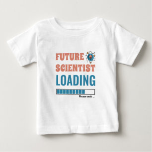 Future Scientists Laden Funny Personalisiert Unise Baby T-shirt