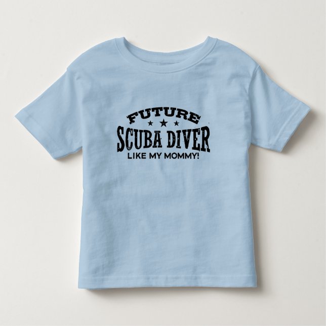 Future Scuba Diver Kleinkind T-shirt (Vorderseite)