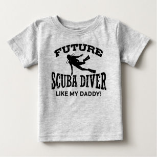 Future Scuba Diver wie mein Vater Baby T-shirt