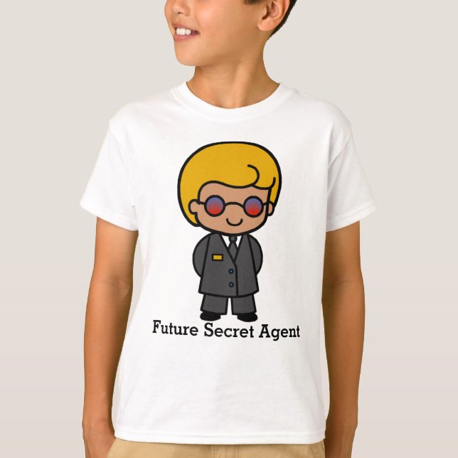 Future Secret Agent Man T-Shirt (Vorderseite)