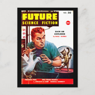 Future September 1956_Pulp Art Postkarte