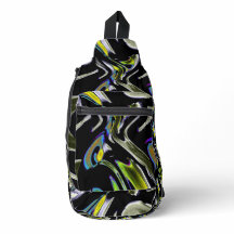 Future Shapes Yellow Chrome Sling Backpack