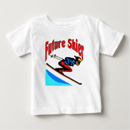 Future Skier Baby T-shirt