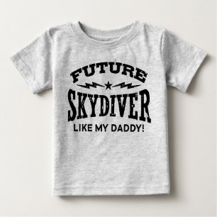 Future Skydiver wie mein Vater Baby T-shirt