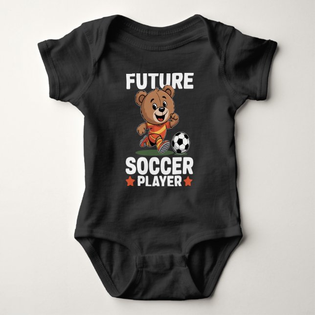 Future Soccer Player Baby Strampler (Vorderseite)