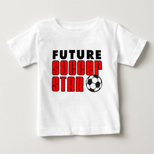 Future Soccer Star Baby T-shirt (Vorderseite)
