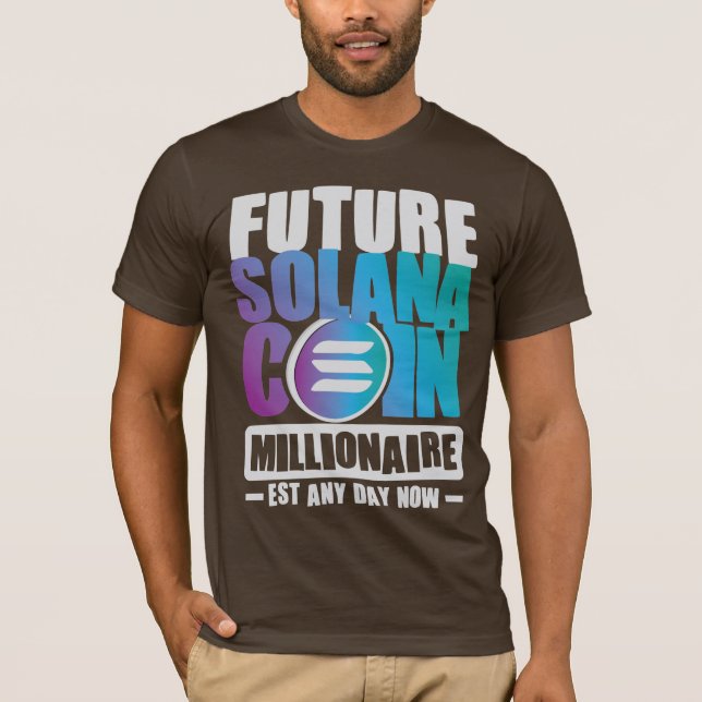 Future SOLANA Coin Millionaire T-Shirt (Vorderseite)
