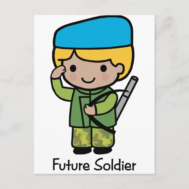 Future Soldier Postkarte (Vorderseite)