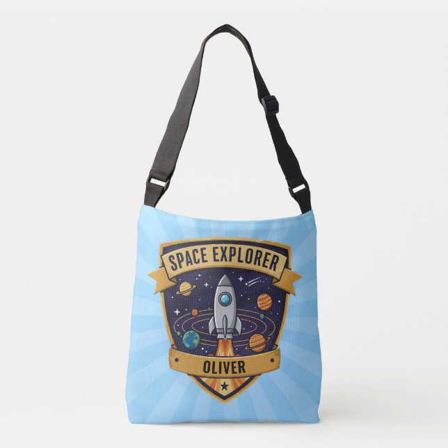 Future Space Explorer Tragetaschen Mit Langen Trägern (Vorderseite)