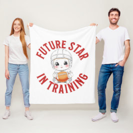 Future Star Baby Football Fleece Blanket