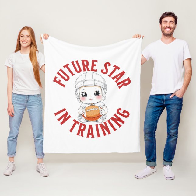 Future Star Baby Football Fleece Blanket (Beispiel)