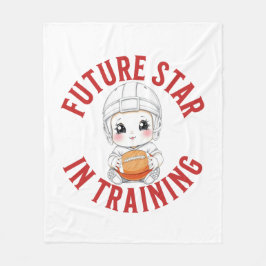 Future Star Baby Football Fleece Blanket