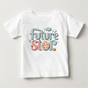 Future Star - Niedliche Baby Footprints T-shirt