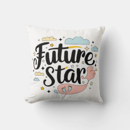 Future Star - Whimsical Baby Bump Kissen