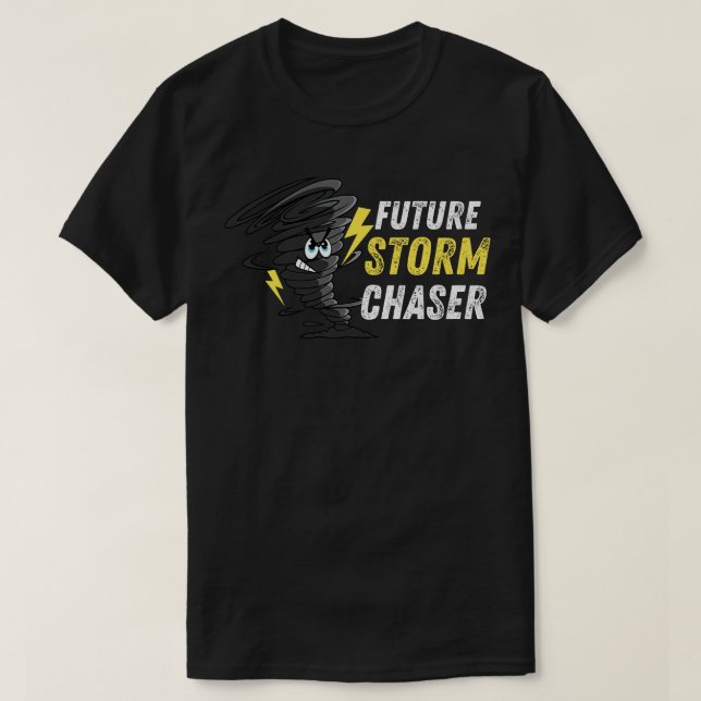Future Storm Weather Chaser Tornado Kinder T-Shirt (Design vorne)