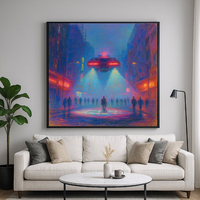 Future Street Police - Pastellfarben Poster (Von Creator hochgeladen)