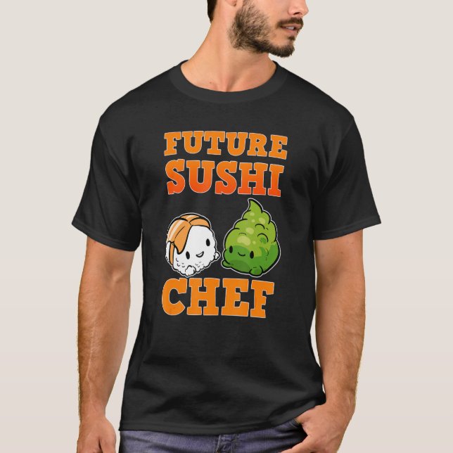 Future Sushi Koch T-Shirt (Vorderseite)