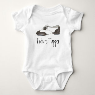 Future Tapper Steche Tanzlehrer Schuhtänzer Baby Strampler