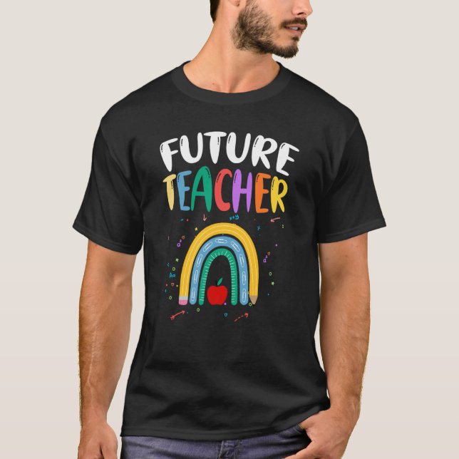 Future Teacher Education School Passed Graduation  T-Shirt (Vorderseite)