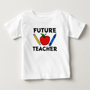 Future Teacher lustiges Baby Shirt