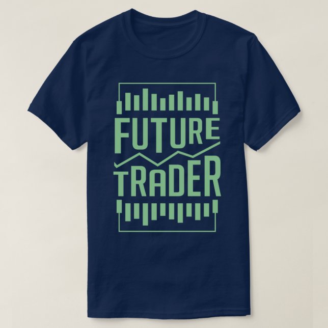 Future Trader Stock Market Trading for Kids Gift T-Shirt (Design vorne)