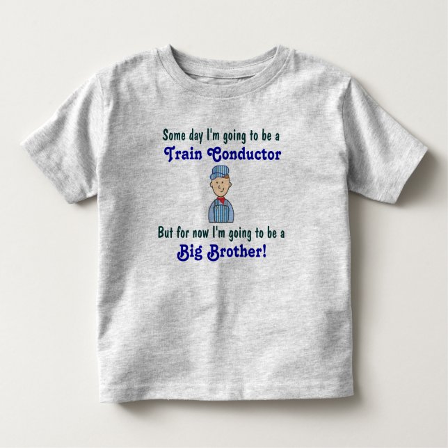 Future Train Conductor Big Brother Shirt (Vorderseite)