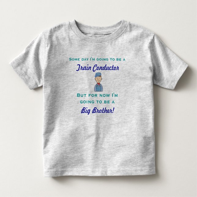 Future Train Conductor Big Brother Shirt (Vorderseite)