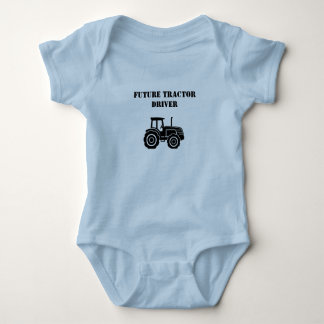 Future Traktor Driver Baby Bodysuit Strampler