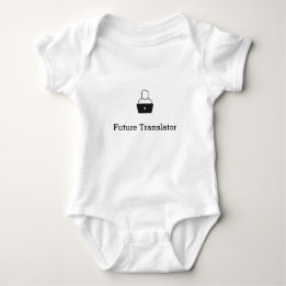 Future Translator Baby Bodysuit Baby Strampler
