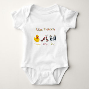Future Triathlete Baby Strampler