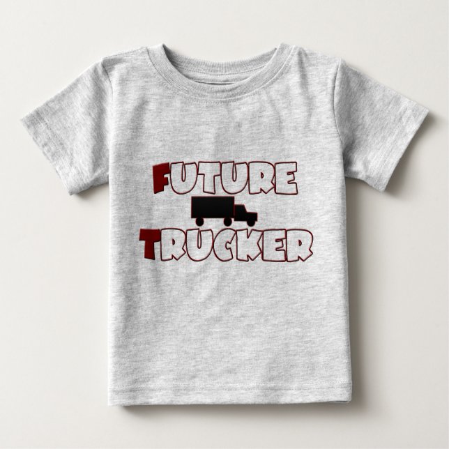 Future Trucker Baby T - Shirt (Vorderseite)