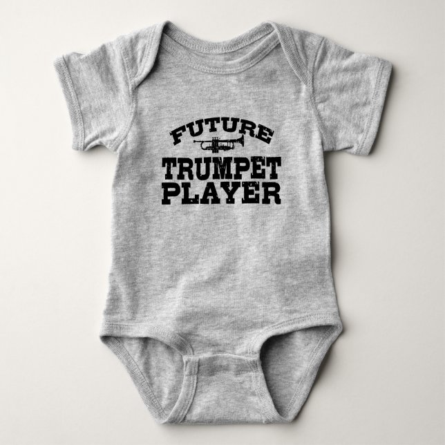 Future Trumpet Player Baby Strampler (Vorderseite)