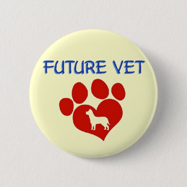 Future Vet - Hund Button (Vorderseite)