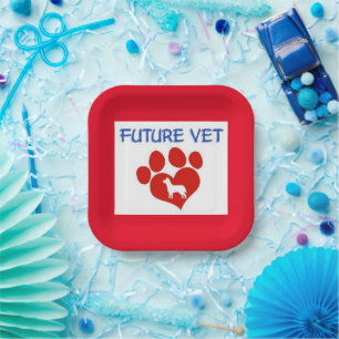 Future Vet - Hund Pappteller
