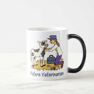 Future Vet - Mädchen mit Kuh Verwandlungstasse