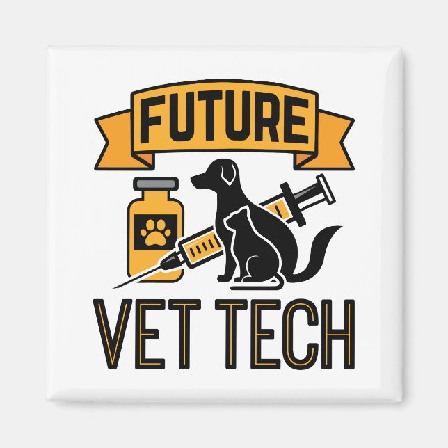 Future Vet Tech Magnet (Vorne)