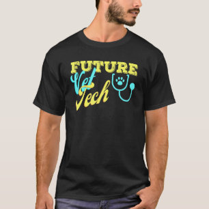 Future Vet Tech Veterinary Student Abschluss D T-Shirt